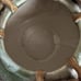 Vintage Majolica Style Frog Pottery Ceramic Planter Bowl Green Signed 4 Tall