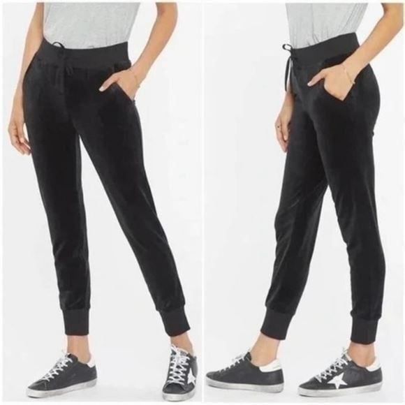 House Of Harlow 1960 Nicole Richie Black Velvet Velour Jogger Pants plus size 1X