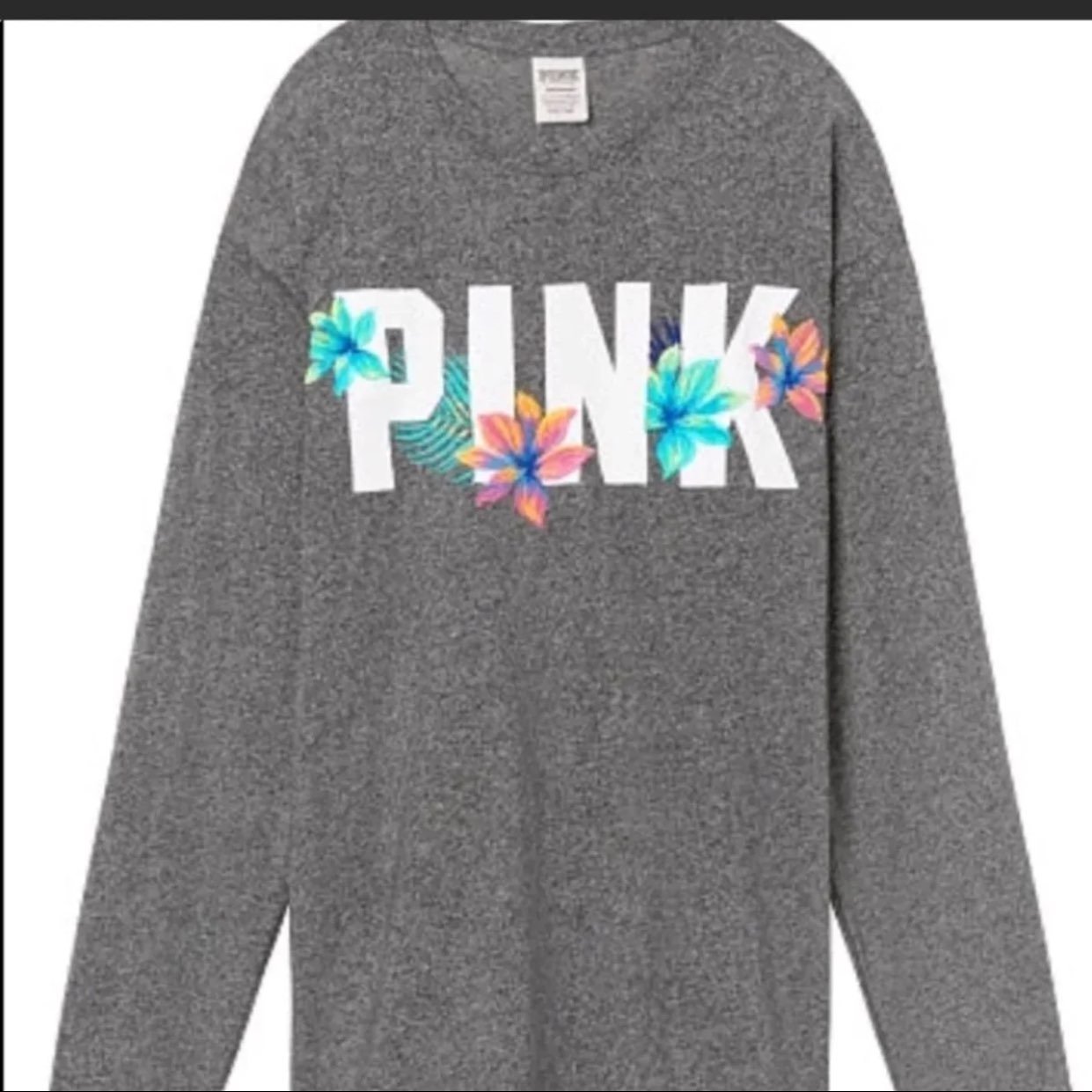 PINK vs campus tee shirt long sleeve xs