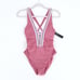 Soluna Women Mulberry Sun Beam Plunging Cross-Back One-Piece Swimsuit Size M