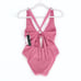 Soluna Women Mulberry Sun Beam Plunging Cross-Back One-Piece Swimsuit Size M