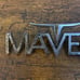 Vintage Ford Maverick Emblem Badge Ornament Logo ~ Original Car Part