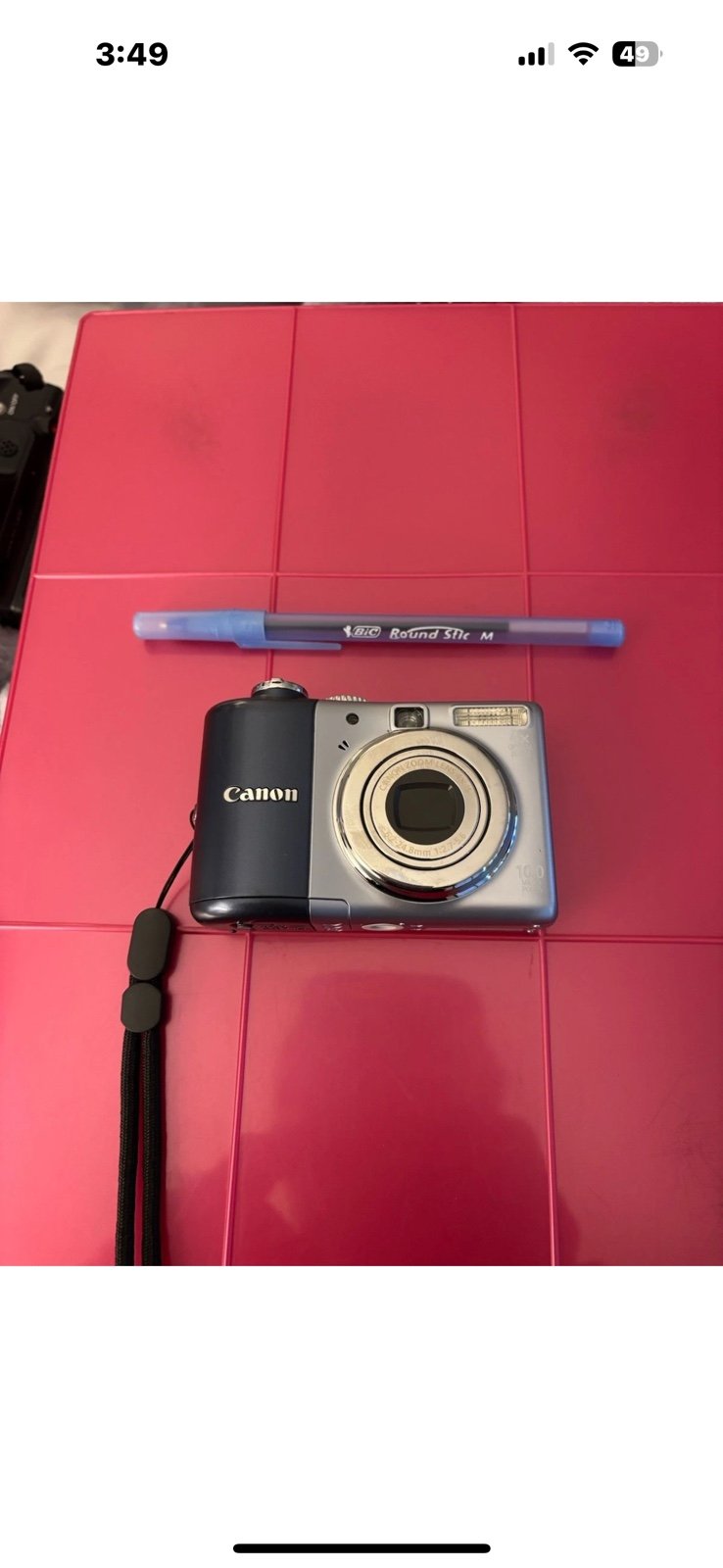 Canon PowerShot A1000 IS-GRAY-10.0 MP-Digital Camera & SD Card Tested Excellent