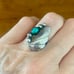Vintage Native American Sterling Silver Unique Ring size 6 1/4
