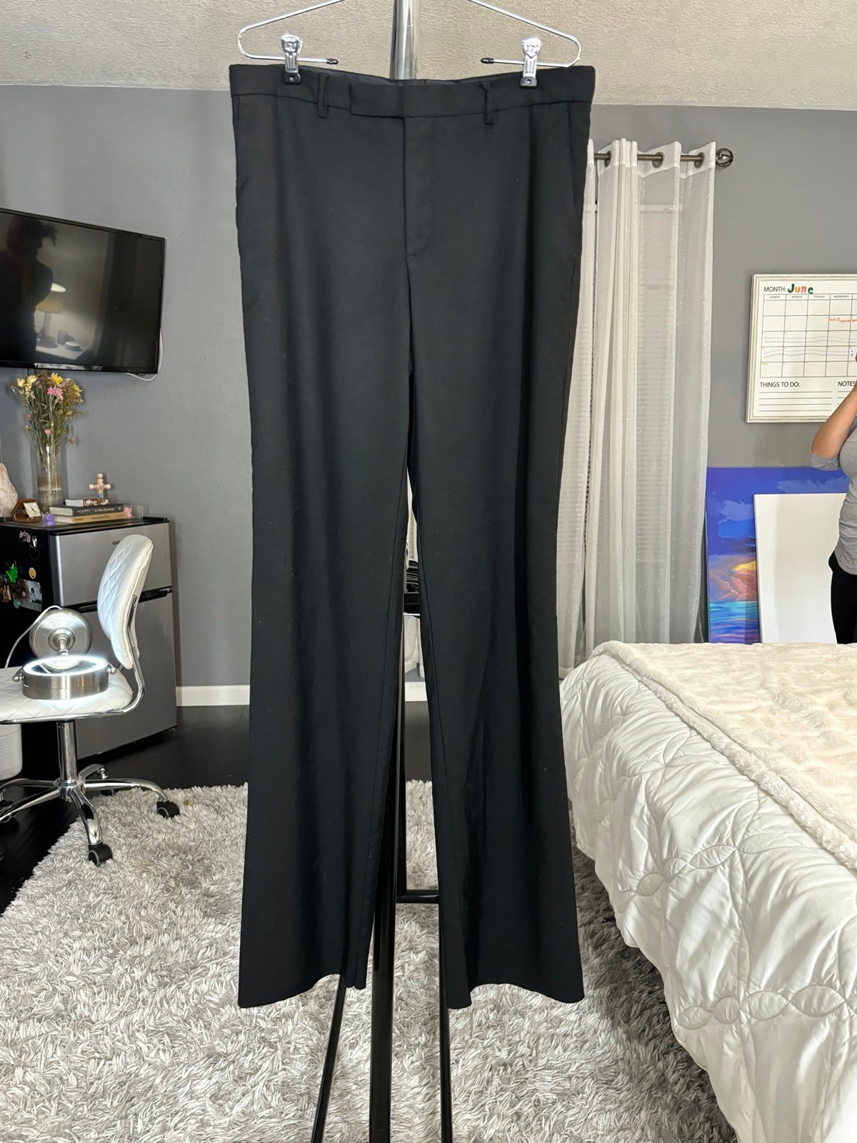 Mens Burberry Wool Suit Pants