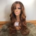 22” BROWN OMBRE LACE FRONT WIG *NEW*