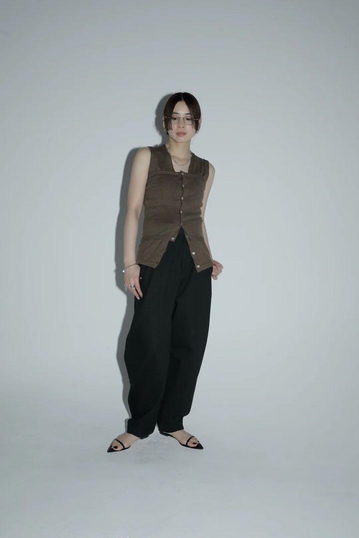 Brand New】louren front button ensemble knit