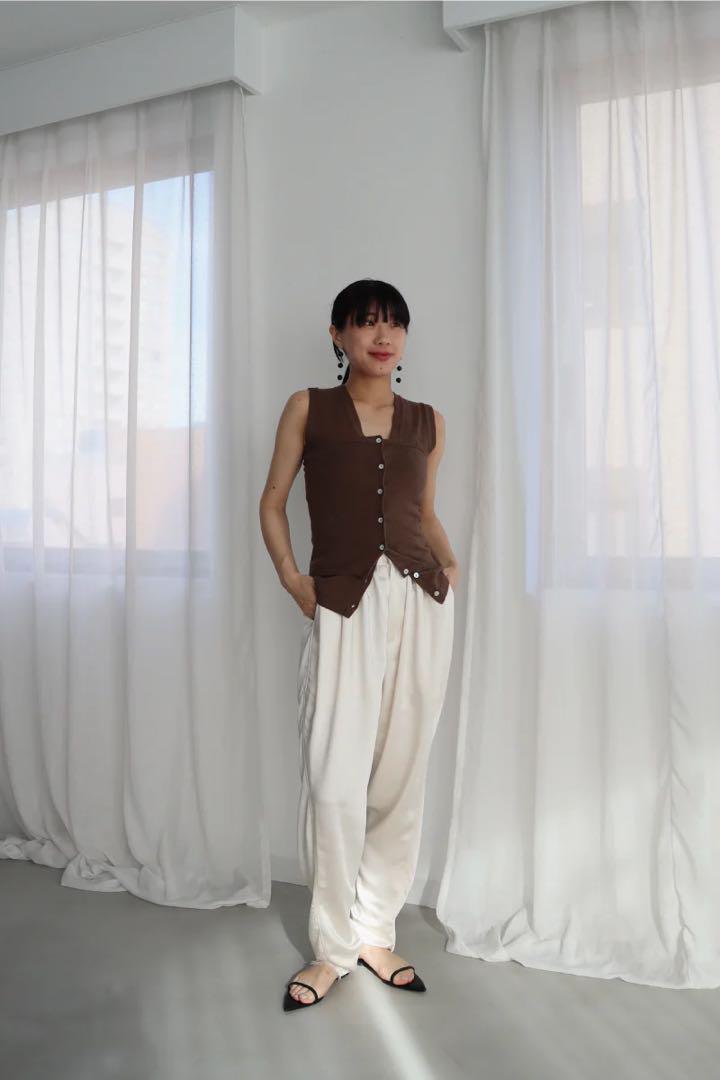 front button ensemble knit – louren store