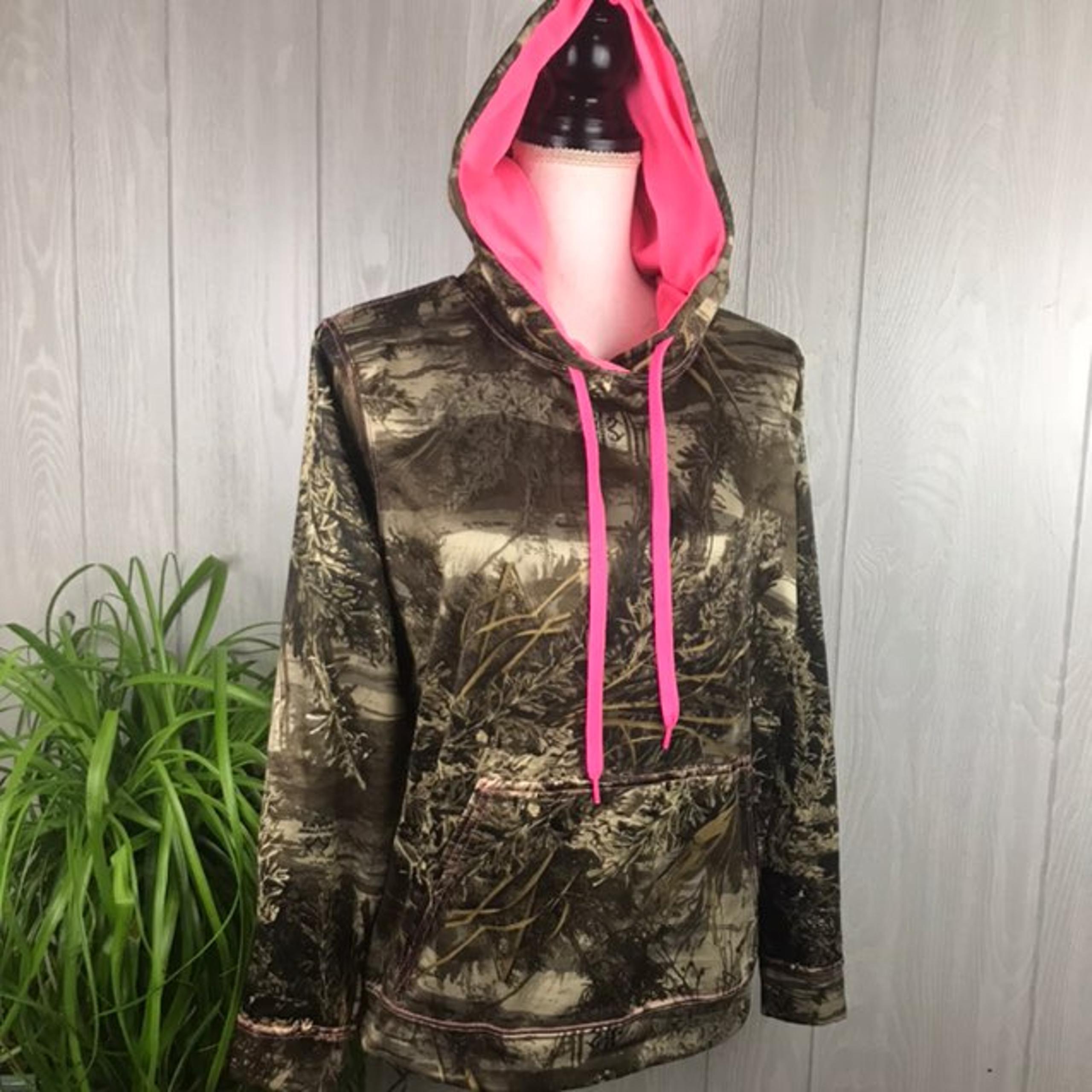 RealTree camo hoodie with pink detailing