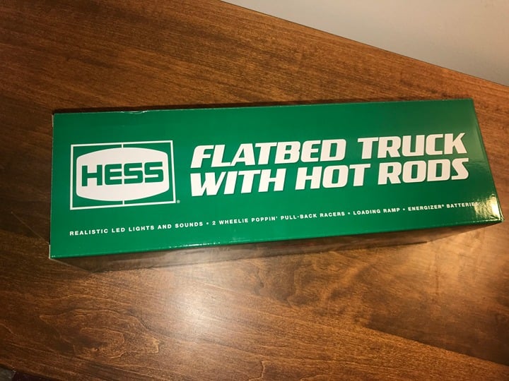 2022 Hess Flatbed Truck w/Hot Rods