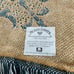 Vintage We Love Country British Bulldog Blanket dog tapestry 1980s w/tags Animal