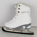 Jackson Ultima Sz 12J White Figure Skates Fleece JS181 FL Youth Misses