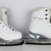 Jackson Ultima Sz 12J White Figure Skates Fleece JS181 FL Youth Misses
