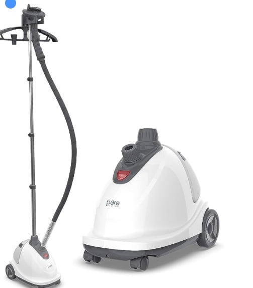PureSteam™ XL Standing Steamer with Garment Hanger - Heats in 45 Seconds