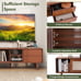 Mid Century Modern TV Stand for Tvs up to 65\