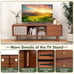 Mid Century Modern TV Stand for Tvs up to 65\