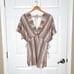 L*Space Teresa Swim Cover Up Harmony Stripe Size XS
