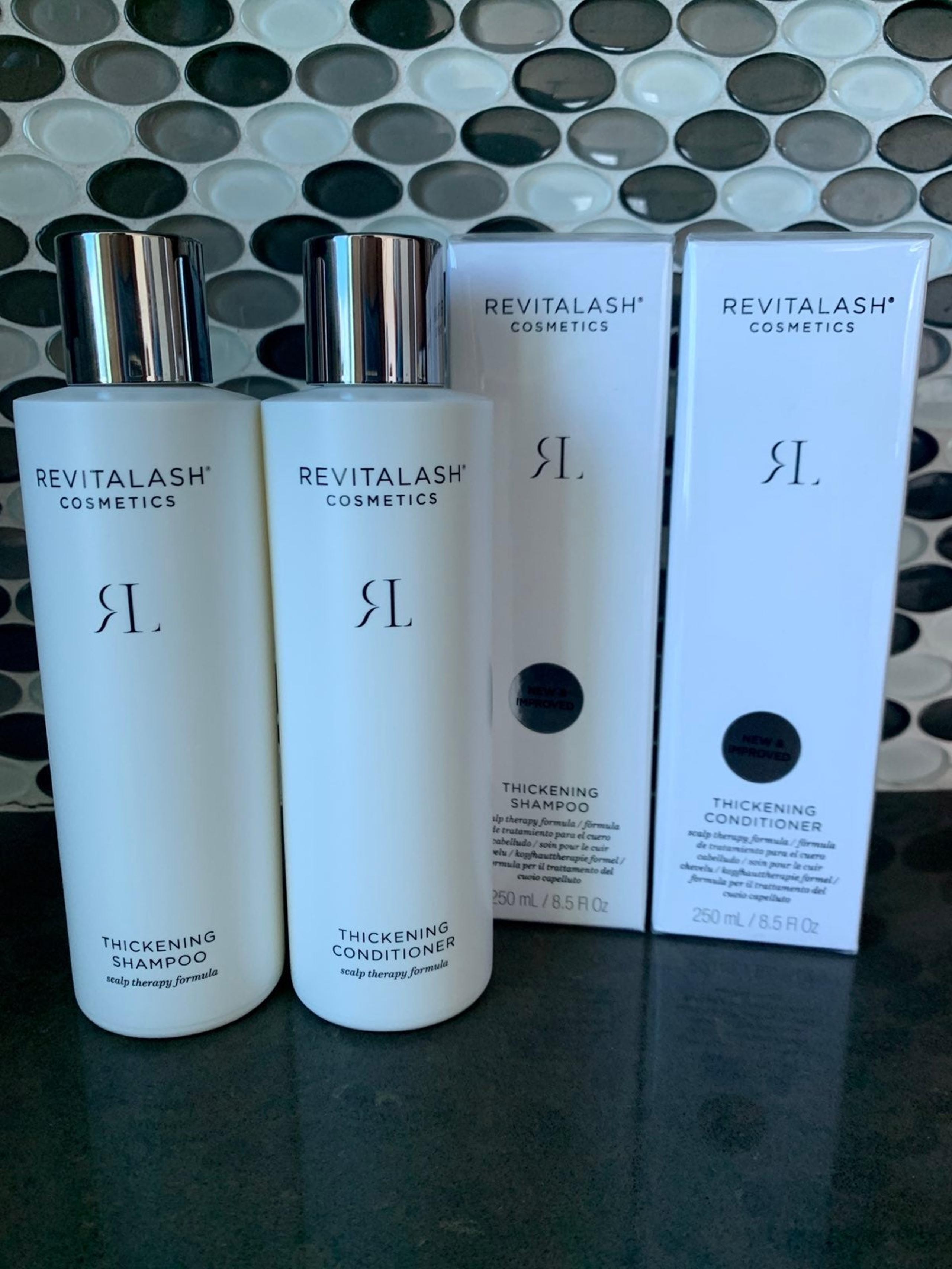 4 sets of Revitalash shampoo and conditoner