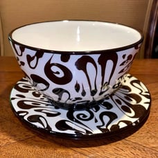 Vintage Noble Soup Bowl W/ Saucer