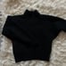RAFAELLA Petite Black Angora Rabbit Hair Wool Small