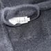RAFAELLA Petite Black Angora Rabbit Hair Wool Small