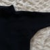 RAFAELLA Petite Black Angora Rabbit Hair Wool Small