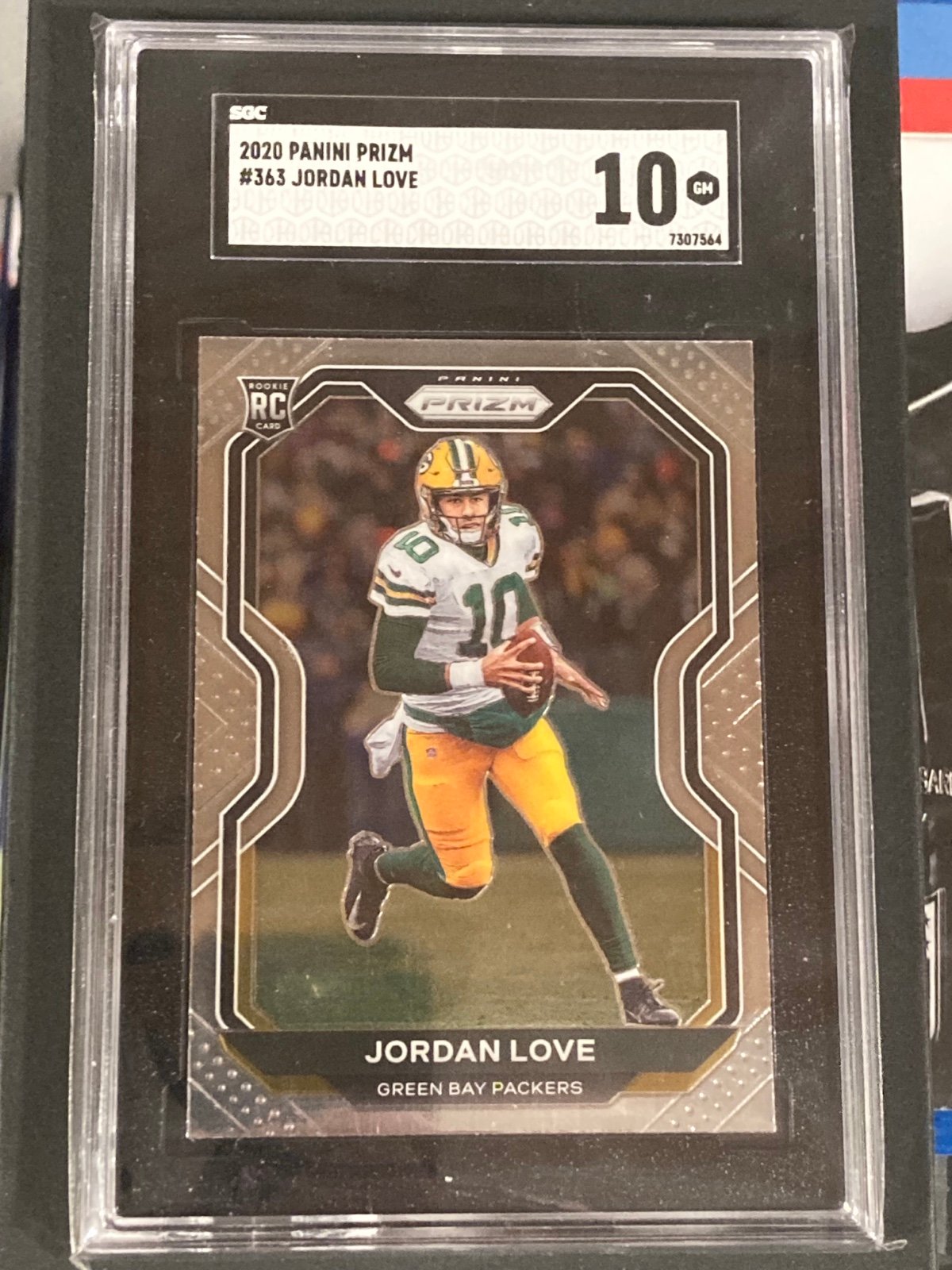 Jordan Love SGC 10 Prizm Rookie Card