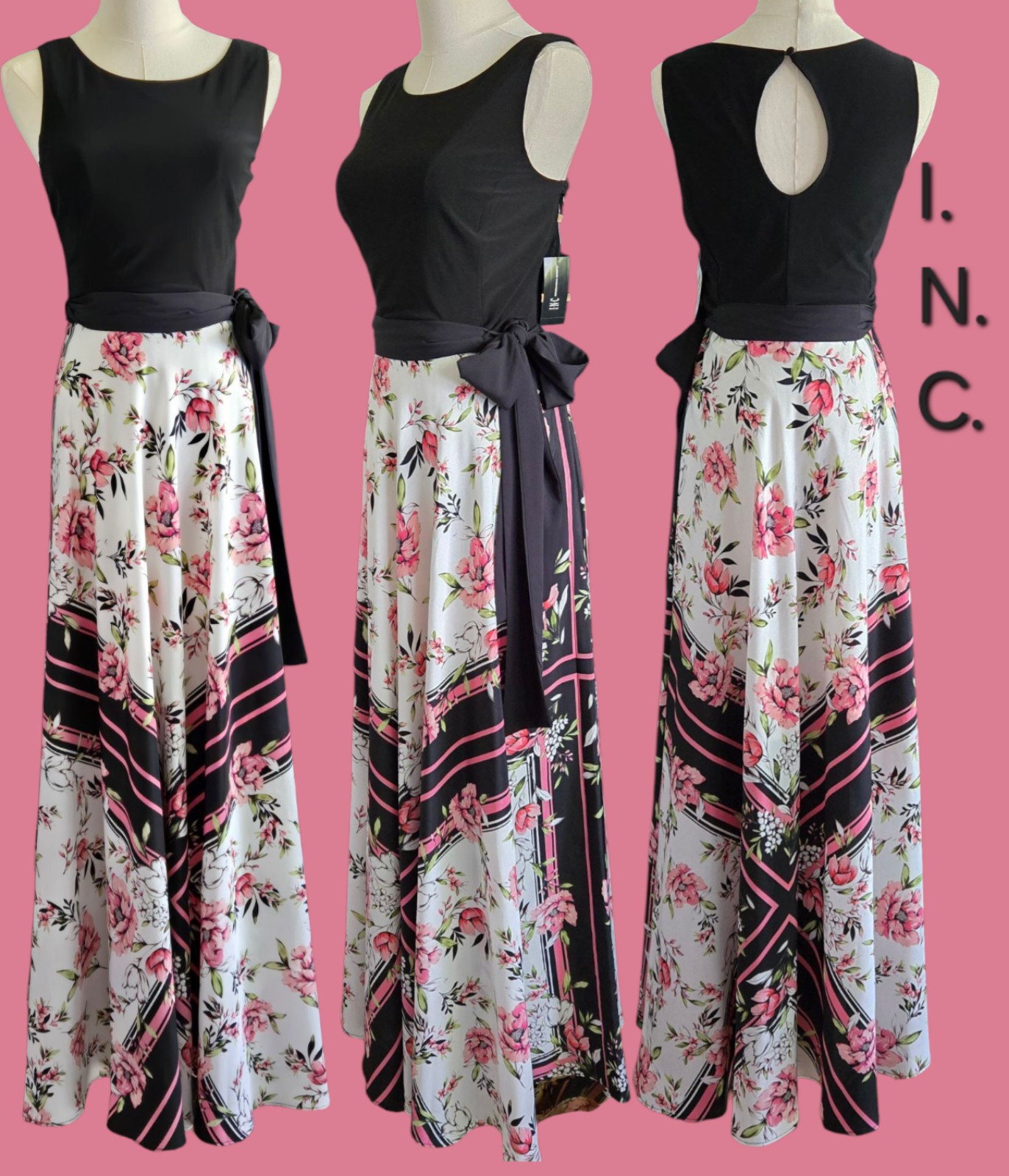 I.N.C. Scarf-Print Maxi Dress, Created for Macy's 2025