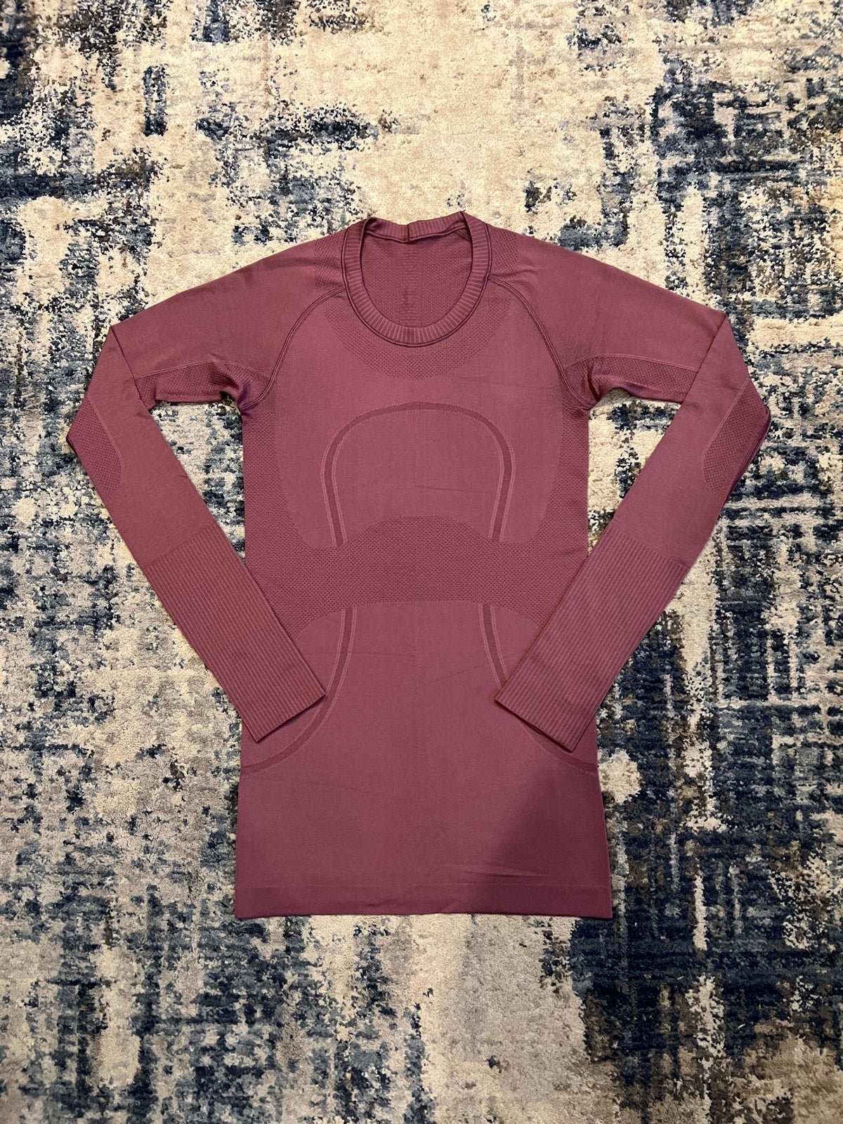 Lululemon Swiftly Tech Long Sleeve Size 4 In Misty Merlot