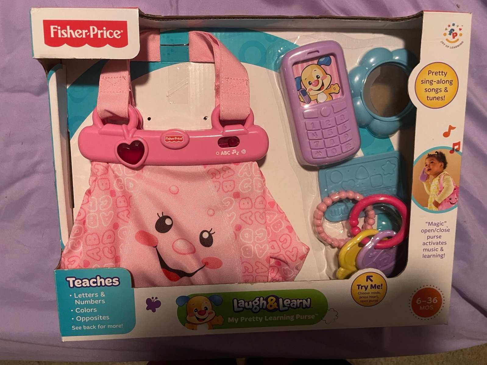 Fisher-Price Laugh & Learn My Pretty Learning Purse NWT