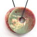 Large Jade Pendant Necklace. 2331