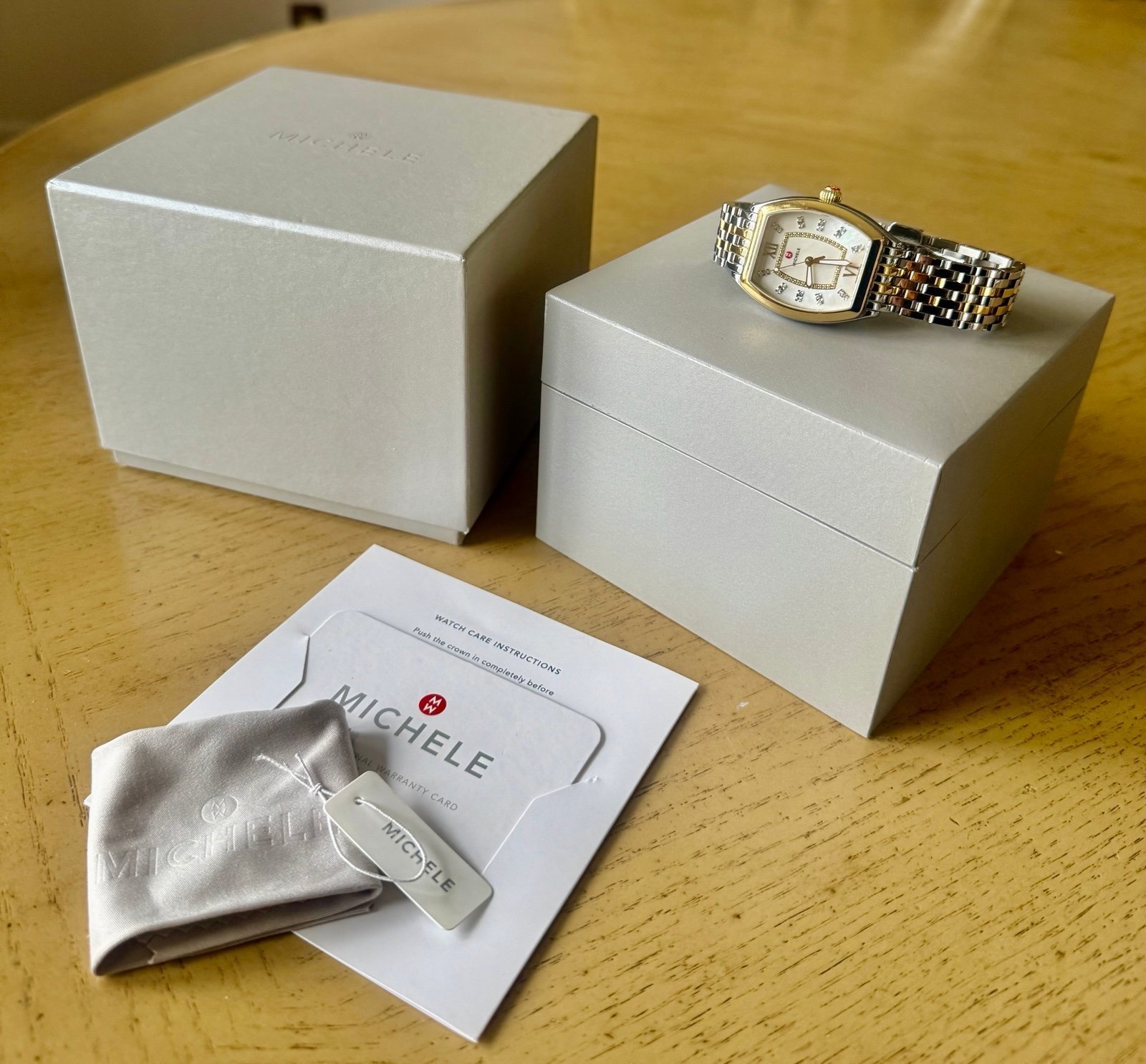 michele releve diamond watch