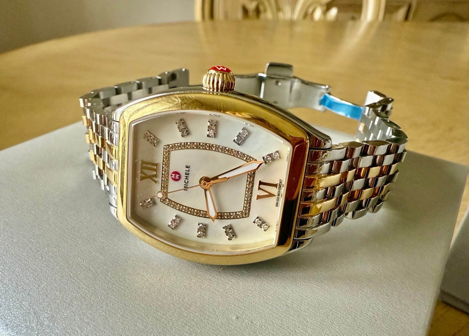michele releve diamond watch