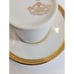 ANC Fabrique Royale Limoges France Demitasse Cup & Saucer Agate Gilded set of 2