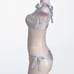 Zimmermann Bowie Tie Bandeau + Triangle Bikini in Blue Dot SZ 1/Small