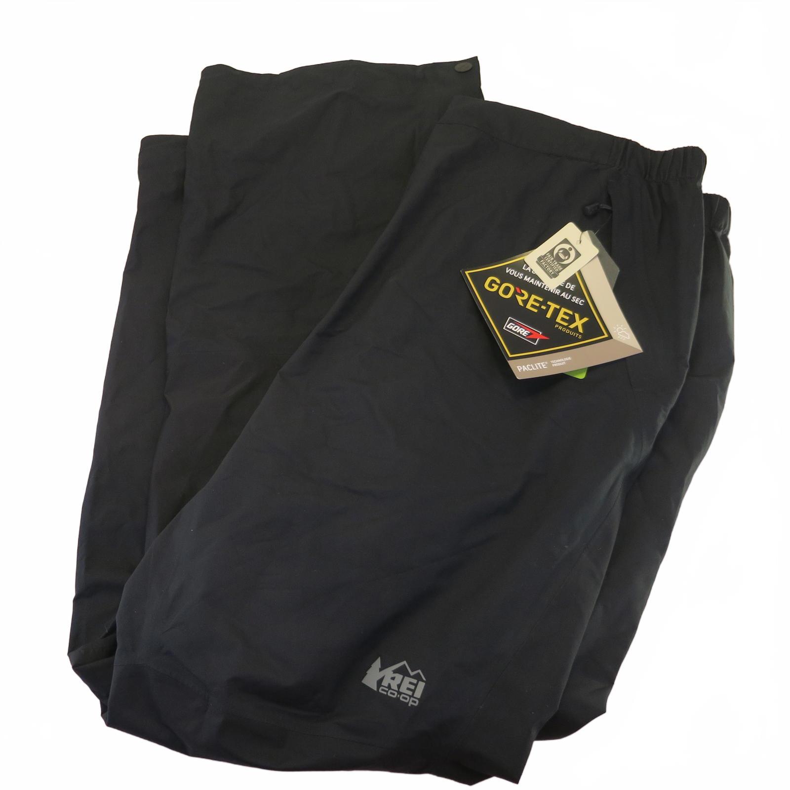 New Black XL REI Co-op XeroDry Gore-Tex Pants Men's