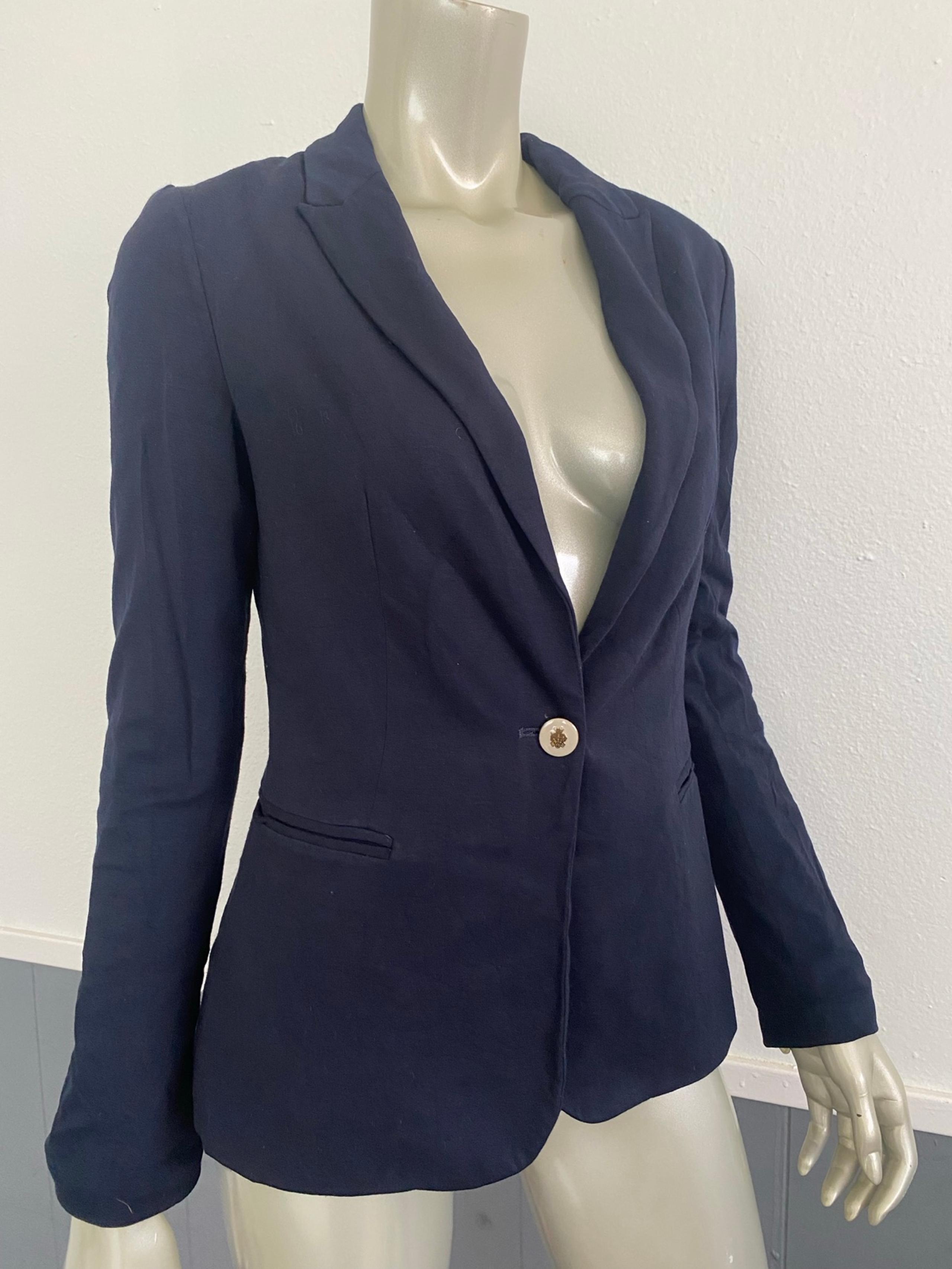 Zara Basic Blazer/Coat/Jacket Sz MED Black Women’s