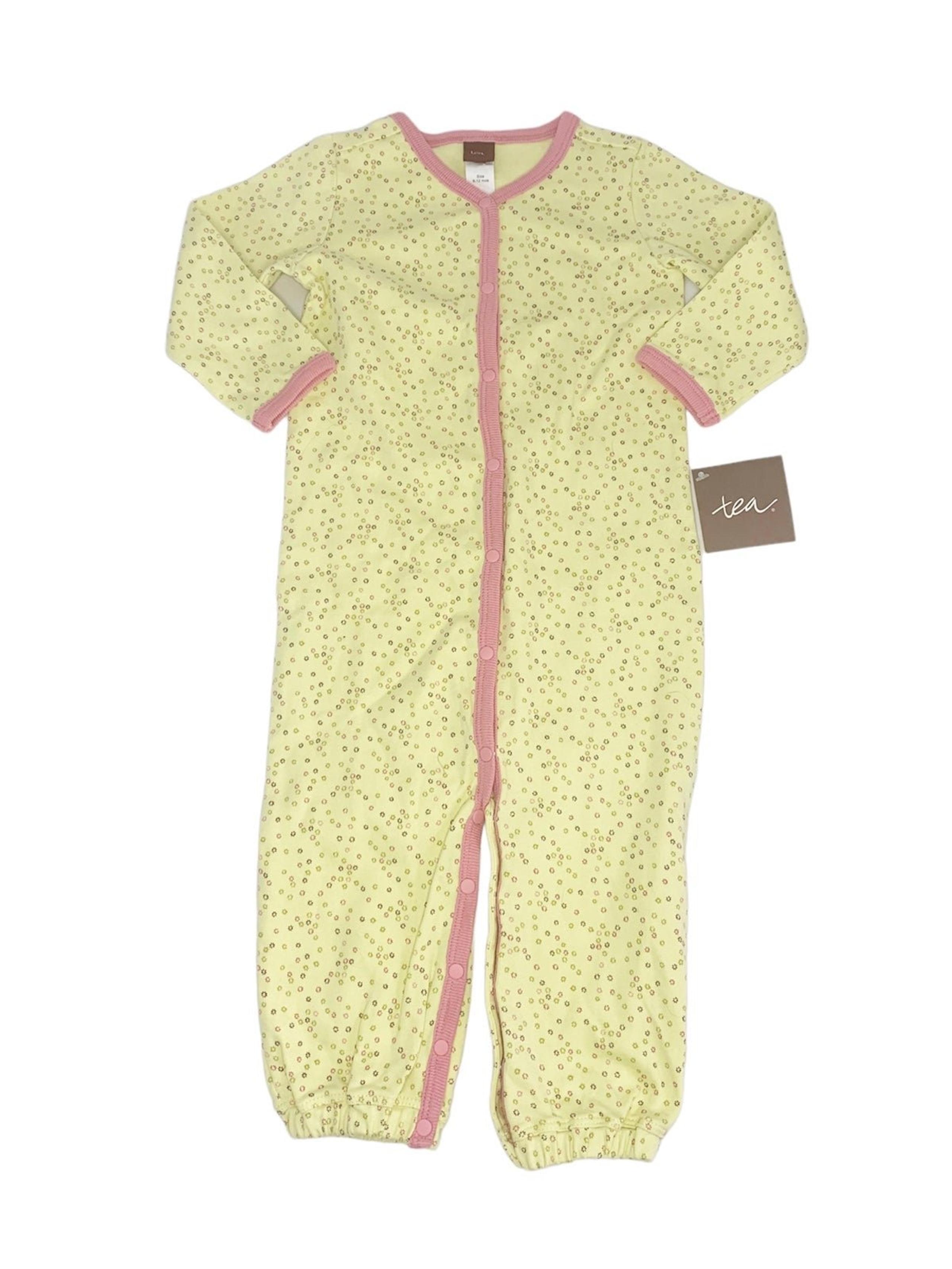 NWT Tea Collection Floral Print Romper Size 6-12 Months