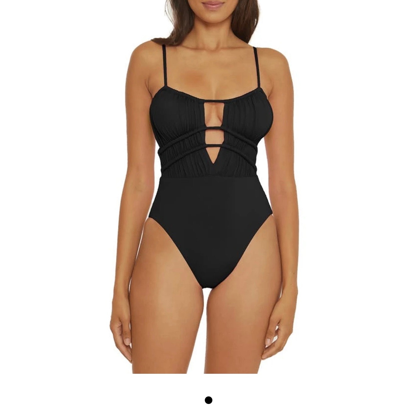 Becca Santorini One-Piece Swimsuit Black Size small NWT