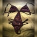 Victoria’s Secret designer black sequin strappy bodysuit teddy monokini S