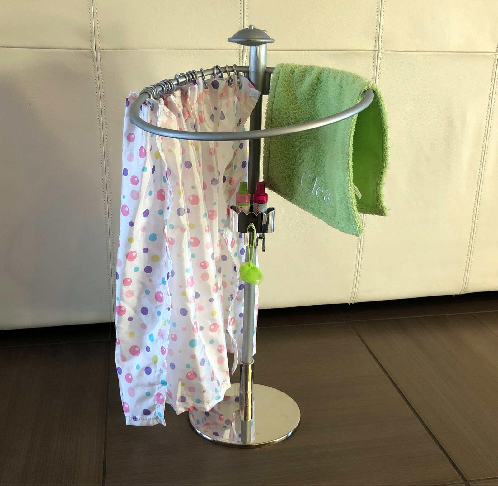 American girl fresh and clean shower