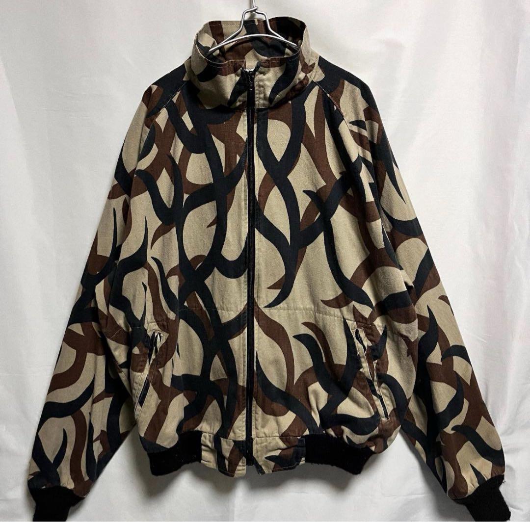 90's USA Made ASAT Tribal Camo Camouflage Jacket XL