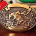 Vintage| Legendary 60’s CHAMBERS “Rodeo Drive” Solid Brass Belt Buckle