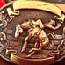 Vintage| Legendary 60’s CHAMBERS “Rodeo Drive” Solid Brass Belt Buckle
