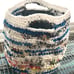 Handmade crocheted bathroom laundry hamper toy Rag rug plastic bag tote Handmade