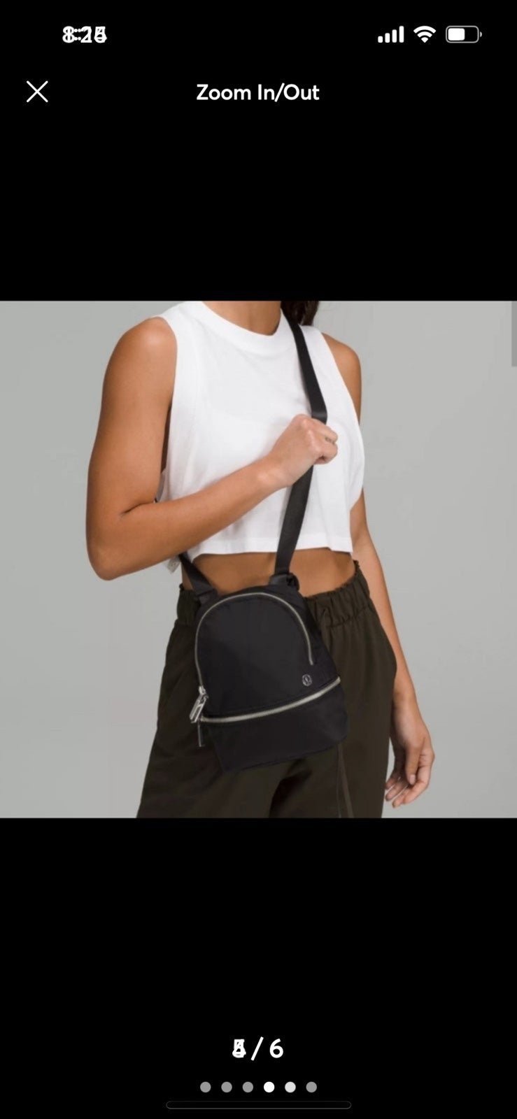 lululemon athletica Black City Adventurer Backpack NEW 3L
