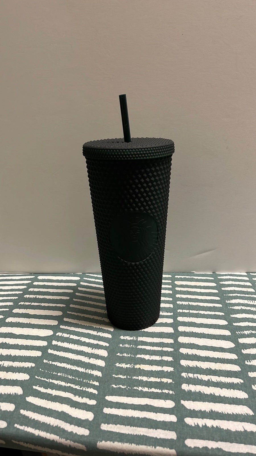 Starbucks Matte Forrest green studded tumbler
