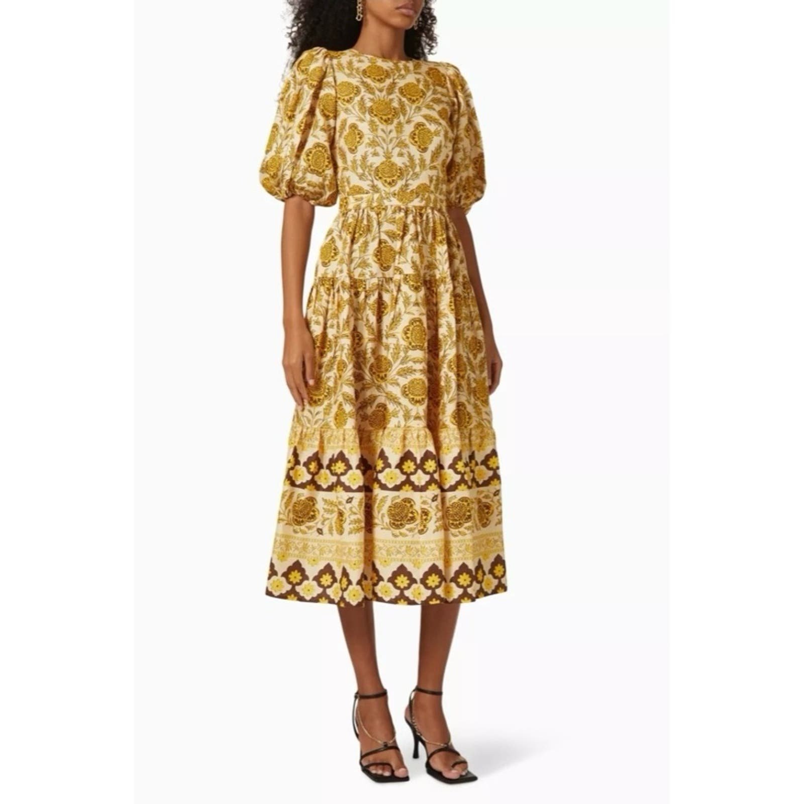 RHODE Maryam Midi Dress Linen