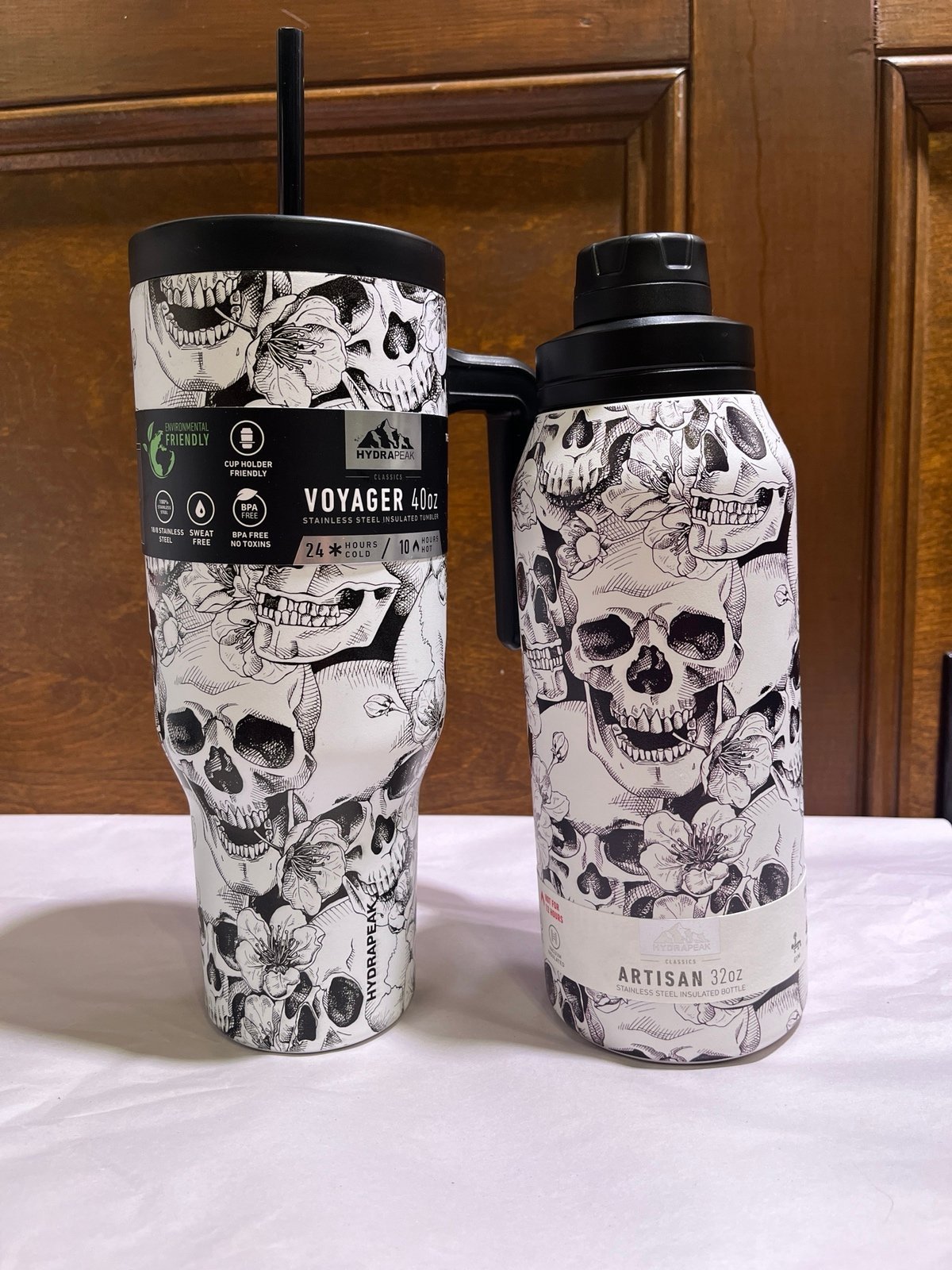 Hydrapeak skull tumbler voyager set of 2