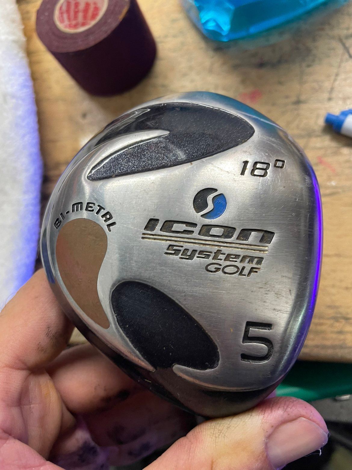 Golf club Icon bi metal n5 -18 deg RH S- flex